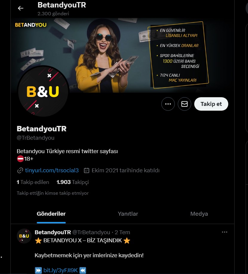 Betandyou Twitter